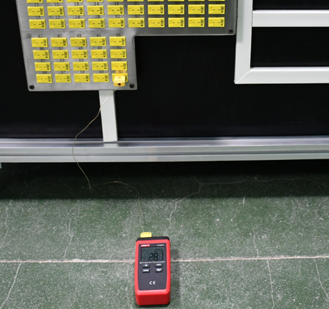 Angolo di Matt Black Painted Heating Test degli apparecchi della tenuta della Camera di IEC 60335-1 0