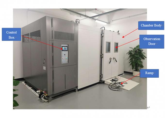 IEC 1251 Camera a temperatura e umidità costanti con controllo PLC per la prova dei pannelli solari 2