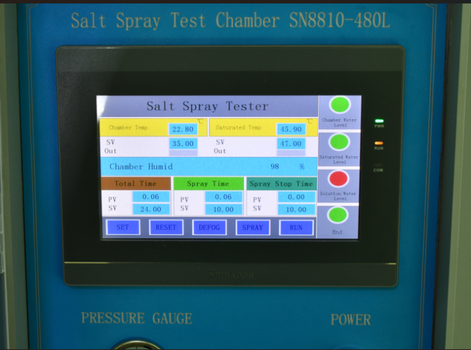Camera di prova 480L della nebbia dello spruzzo di sale di IEC 60068-2-11 per la prova di resistenza della corrosione 1