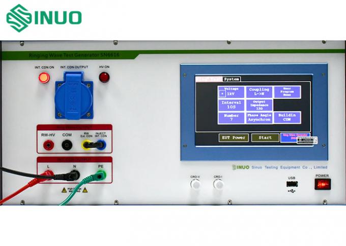 IEC 61000-4-12 Generatore di prova del segnale di onda sonora Tester EMC nelle linee elettriche a bassa tensione 0
