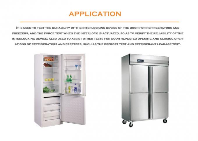 Macchina di prova aperta di resistenza e di tirata della porta del congelatore di frigorifero del posto fisso IEC60335-2-24 0