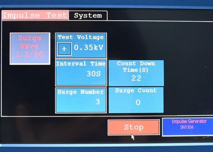 Resistenze interne 12.5KV del generatore 2 di tensioni di impulso di clausola 5.4.2 di IEC 62368-1 0