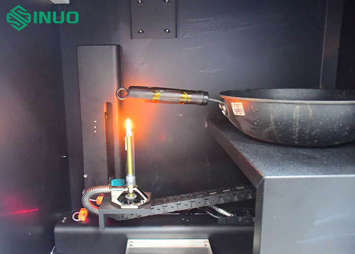 Ultime notizie aziendali su Introducing Our New Cookware Handle Burning Resistance Test Apparatus for EN 12983-1 and TZS 683 Compliance