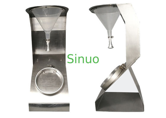 QUALITÀ  150mm Medical Material Tester With PP Funnel Stainless Steel Specimen Holder fabbrica