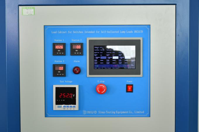 Il Governo del carico del commutatore del touch screen per la lampada equilibrata auto carica IEC60669-1 0