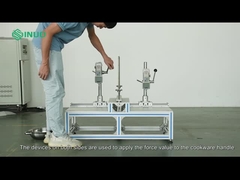 Attrezzatura di prova di piegamento di resistenza delle doppie pentole della maniglia dell'en 12983-1 delle BS