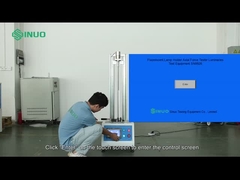 Attrezzatura di prova dei luminari del tester della forza assiale del supporto della lampada fluorescente di IEC 60598-1