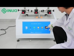 Apparecchio di prova dell'abrasione a tre stazioni di stazionamento di isolamento con guarnizione di strisce carico di pressione 4N IEC 60884