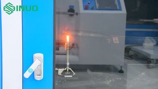 Macchina per test di combustione della maniglia di pentole BS EN 12983-1 Attrezzatura da laboratorio controllata da PLC