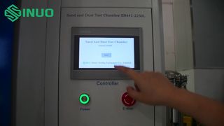 IP5X IP6X Camera per test con sabbia e polvere IEC 60529 Test con sabbia e polvere per componenti automobilistici