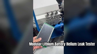 Rilevatore di perdite con spettrometro di massa a elio e batteria al litio modulare