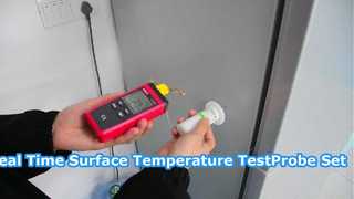 Visualizza la temperatura superficiale in tempo reale! | Dimostrazione della sonda di temperatura superficiale IEC 60335-2-6