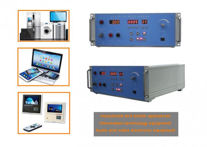 Apparecchiatura di collaudo degli apparecchi elettrici di IEC 60335-1 12.5kV 1.2/50μS o generatore di tensioni di impulso di 7kV 10/700μS 0
